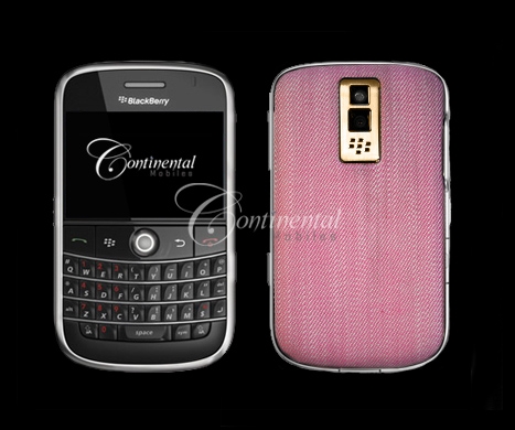 blackberry bold pink denim 24k yellow gold luxury