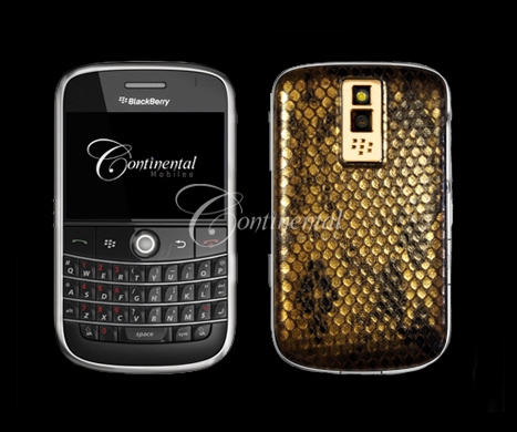 blackberry bold snakeskin 24k yellow gold luxury m
