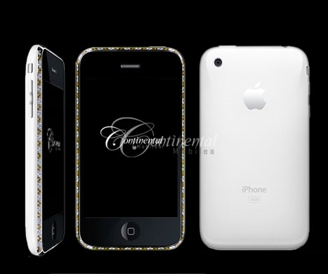 chocolate diamond apple 3g iphone 16gb white luxur