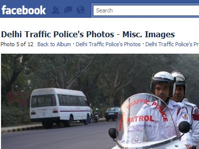 delhi traffic police on facebook Ux6R2 18163