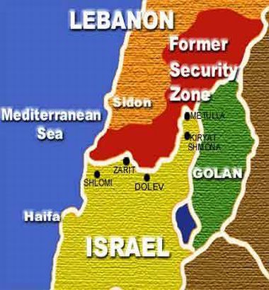 lebanon map