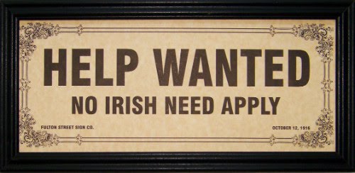 no irish need apply sign eCt7R 19672