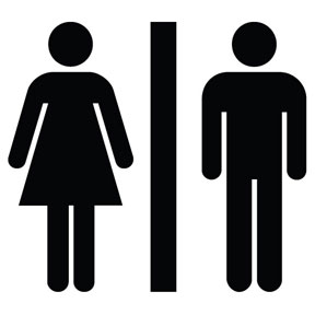 restroom man woman TGVEZ 16298