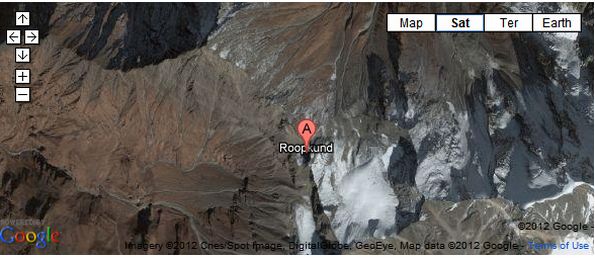 Roopkund Google Map location