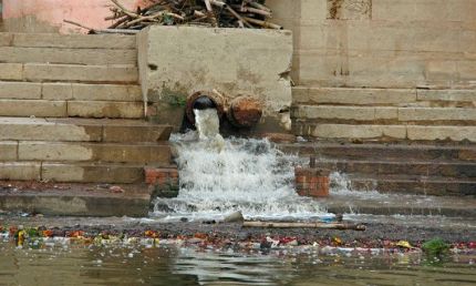 sewage in indian rivers