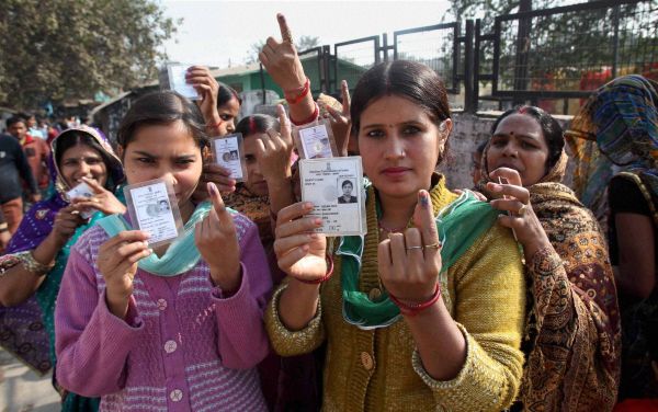 Voting for Delhi Assembly