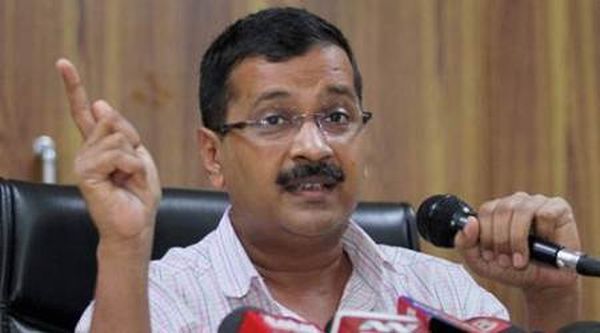 New Delhi: Delhi CM Arvind Kejriwal speaks during a press conference at his residence in New Delhi on Saturday. PTI Photo(PTI10_8_2016_000163B)