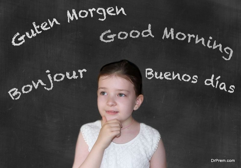 learning second language assists in brain development
