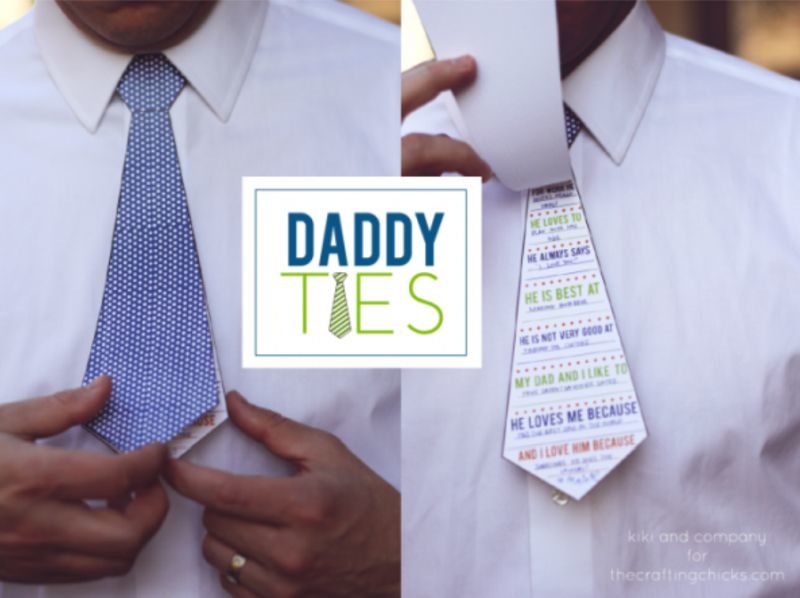 Dad’s Custom Tie
