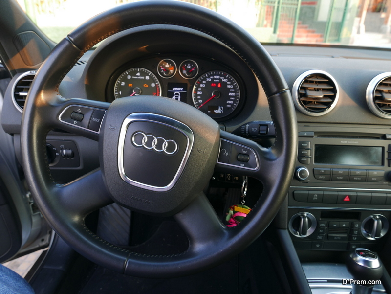 Driving an Audi