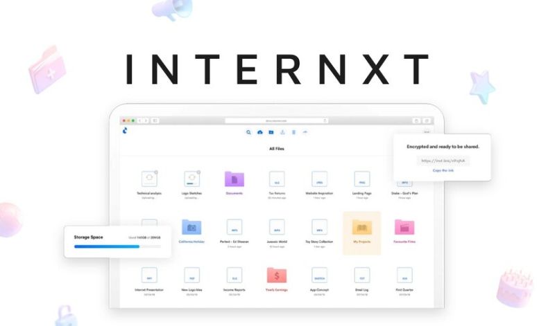 Internxt Drive a privacy and security focused cloud storage